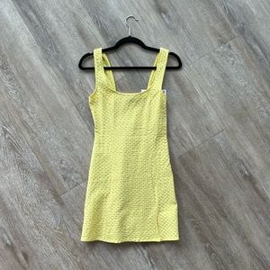 UO Folly Fitted Notched Mini Dress